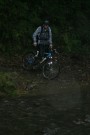 Wet Tim Contemplating Even Wetter Stream
